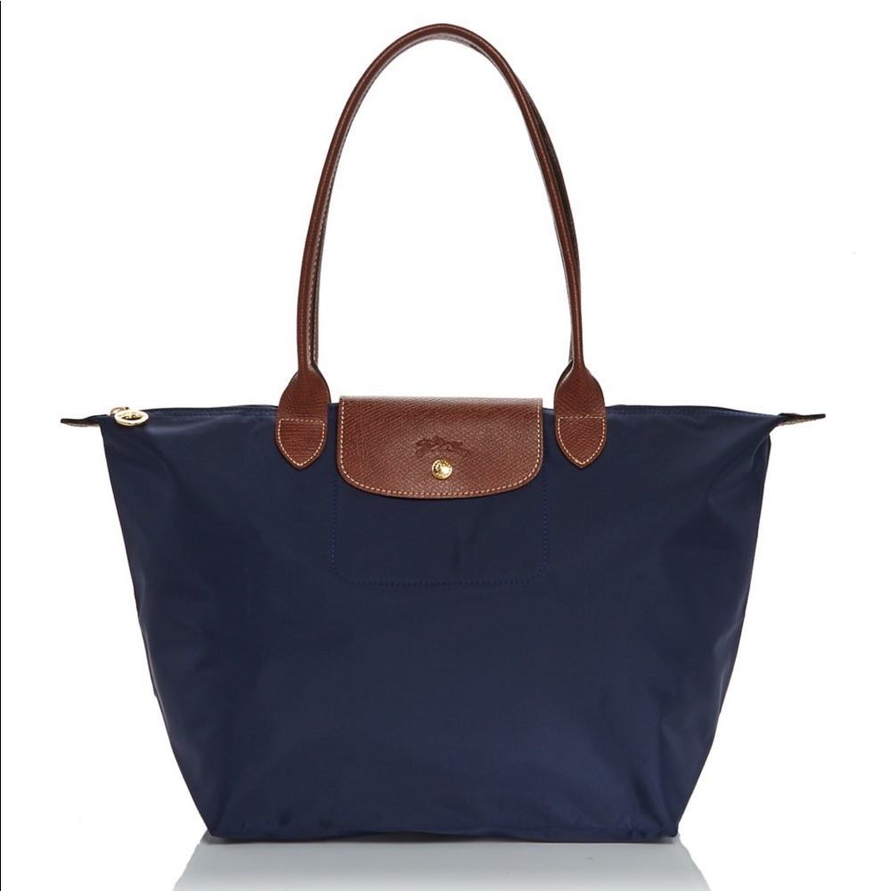 Navy Longchamp Tote Bag